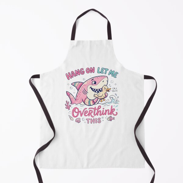 Item preview, Hang On Let Me Overthink This Funny Shark and Call Duck designed and sold by Yellowriversss.
