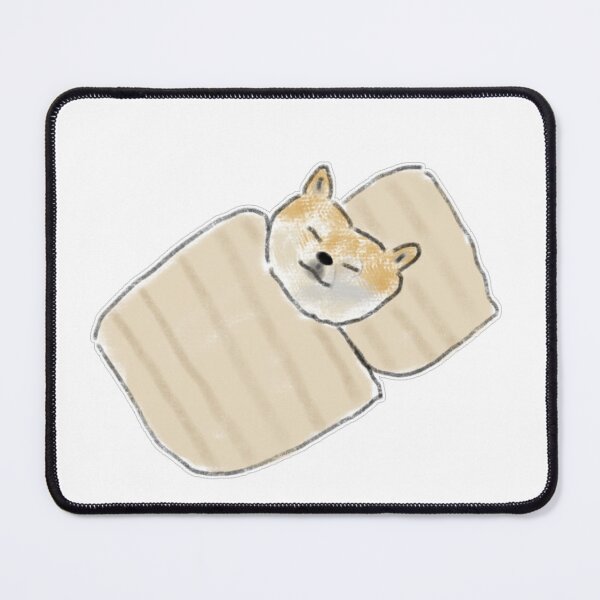 Item preview, Cute Sleeping Shiba Inu Dog in Bed designed and sold by raun.draw.