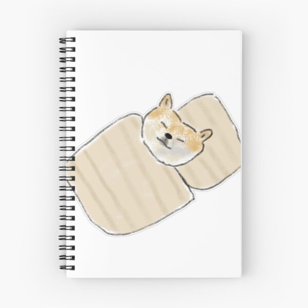 Item preview, Cute Sleeping Shiba Inu Dog in Bed designed and sold by raun.draw.