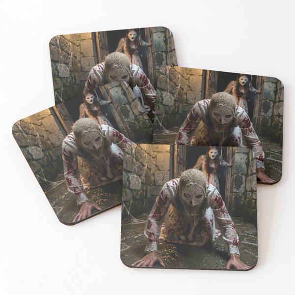 Item preview, Bloody nightmare figures in the abandoned cathedral designed and sold by VoidVeilStudio.
