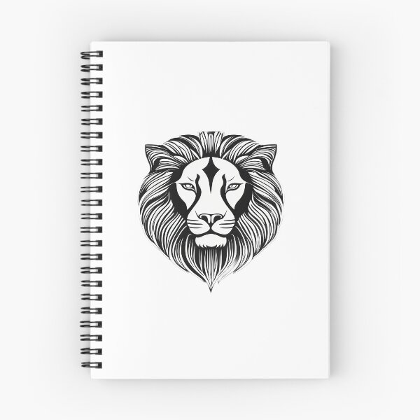 Item preview, Minimalist Monochrome Lion Head – Elegant Luxury Vector Logo designed and sold by Artisan Finds Online.