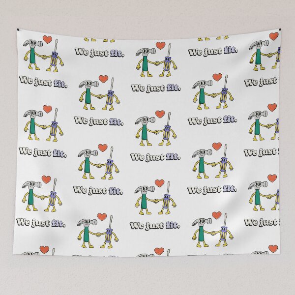 Item preview, We just fit. designed and sold by SlayPOPShop.