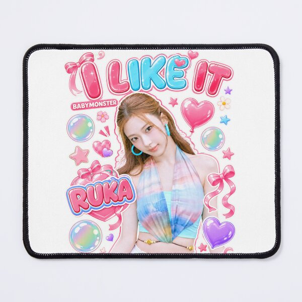 Item preview, Ruka BABYMONSTER I Like It Pastel Bubblegum Fanmade Art designed and sold by Valereekmerch.