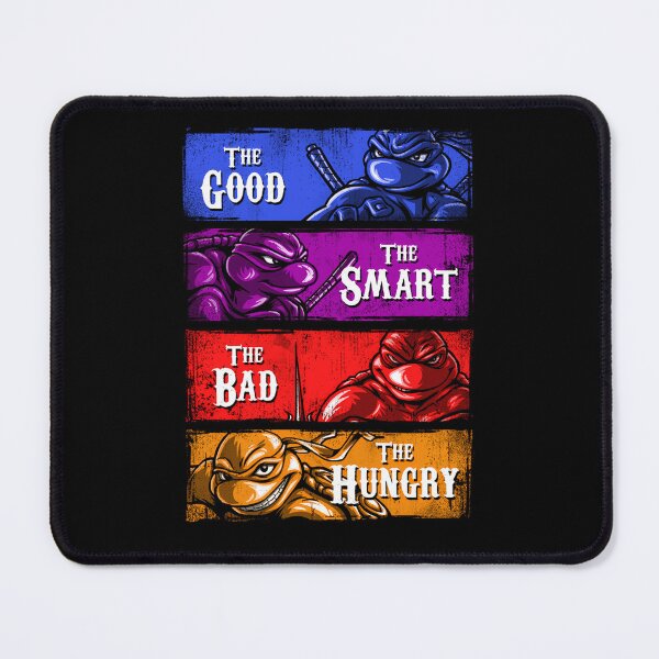 Item preview, Four Horizontal Colored Panels Featuring Four Ninja designed and sold by AnimeFashionLab.
