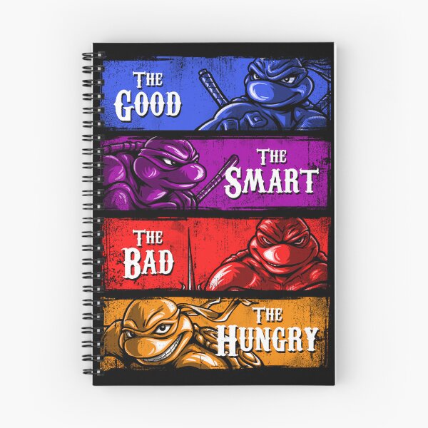 Item preview, Four Horizontal Colored Panels Featuring Four Ninja designed and sold by AnimeFashionLab.