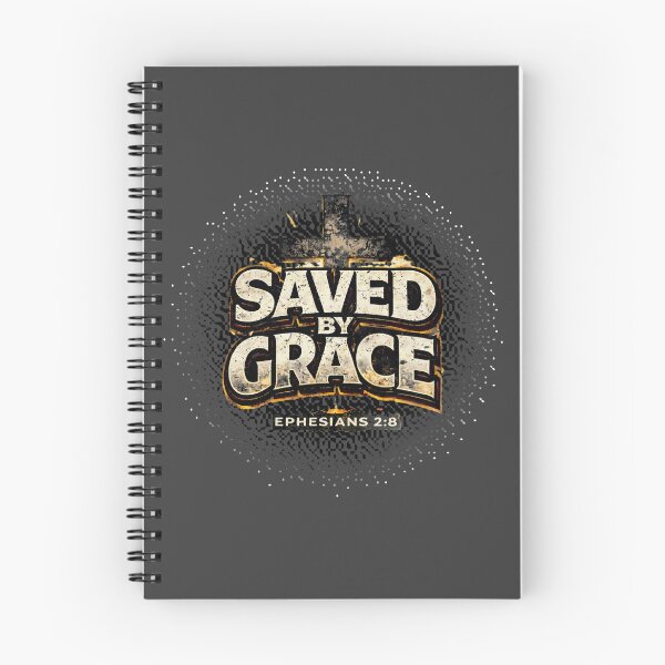 Item preview, Saved By Grace | Ephesians 2:8 Vintage Christian Cross designed and sold by Jen.Lou.