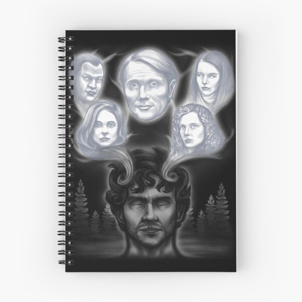 Item preview, Greyscale Portrait of a Man with Closed Eyes and Wisps designed and sold by AnimeFashionLab.