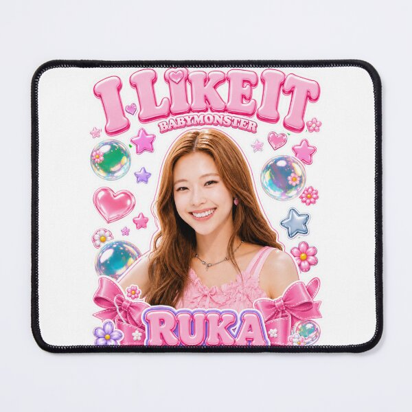 Item preview, Ruka BABYMONSTER Bright Pop Star Retro Fan Art designed and sold by Valereekmerch.
