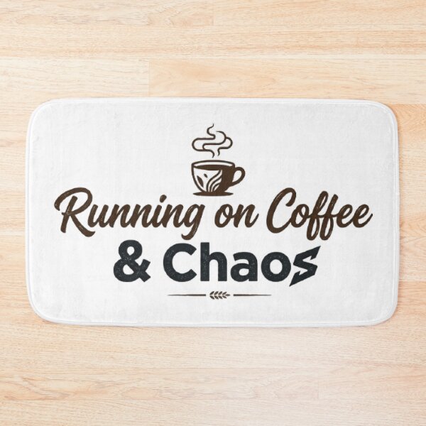Item preview, Running on Coffee & Chaos T-Shirt | Funny Coffee Lover Quote | Cute Caffeine Graphic designed and sold by Faisal  Shah.
