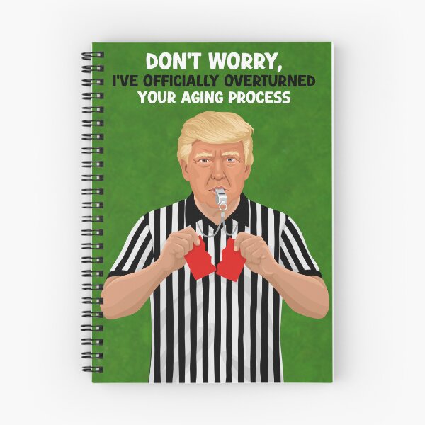 Item preview, Donald Trump Overturned Your Aging Process Funny Birthday Card designed and sold by The Home Of Pink Peach.