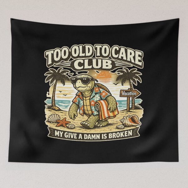 Item preview, To old to care club designed and sold by HiPatti.