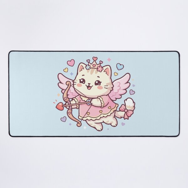 Item preview, Cute Cupid Cat Angel Valentine Princess designed and sold by BrownHorse90s.