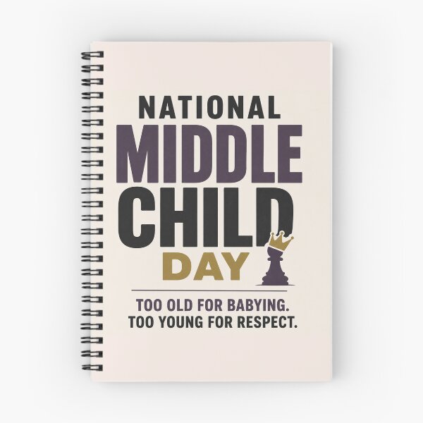 Item preview, National Middle Child Day designed and sold by alchemist1636 .