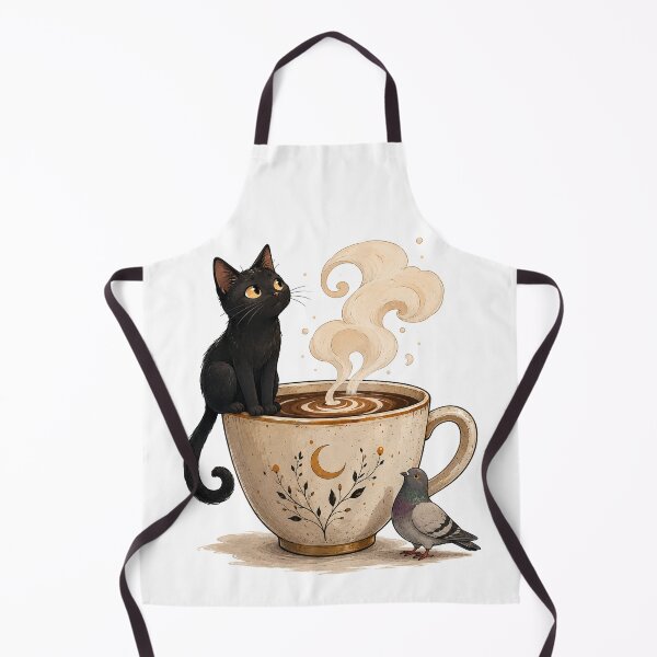 Item preview, Midnight Coffee Companions designed and sold by cat-and-pigeon.
