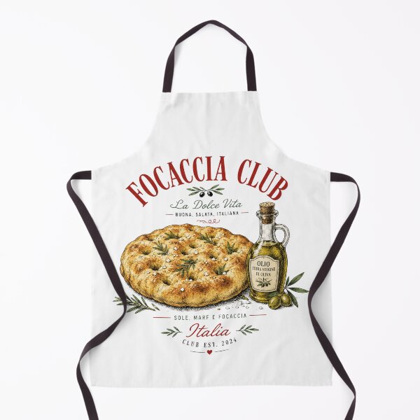 Item preview, Focaccia Club Italian Food Design designed and sold by cookingtherapy.
