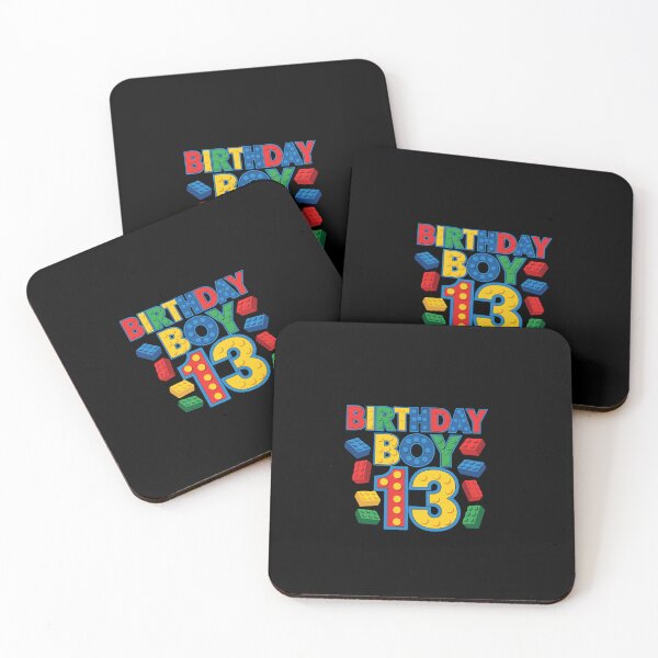 Item preview, Birthday Boy 13 Thirteenth Birthday Building Blocks Teenager designed and sold by PopStars1993.