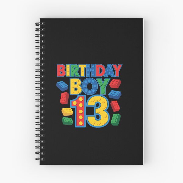 Item preview, Birthday Boy 13 Thirteenth Birthday Building Blocks Teenager designed and sold by PopStars1993.