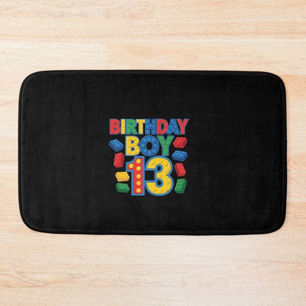 Item preview, Birthday Boy 13 Thirteenth Birthday Building Blocks Teenager designed and sold by PopStars1993.