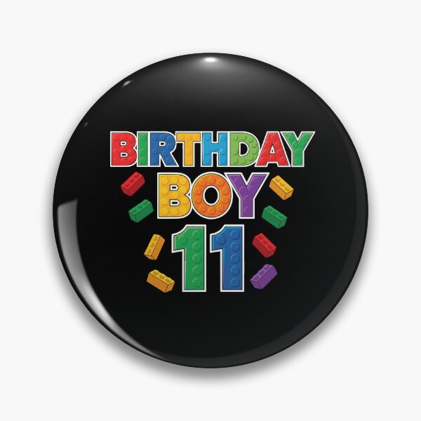 Item preview, Birthday Boy 11 Eleventh Birthday Building Blocks Kid Celebration designed and sold by PopStars1993.