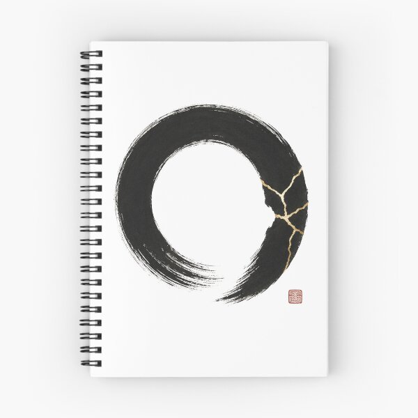 Item preview, Kintsugi Enso Fracture – Japanese Zen Circle Wabi Sabi Design designed and sold by OblivionRise.
