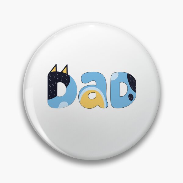Item preview, Father Blue Dog Pattern Font Typography designed and sold by Dija-Stores.