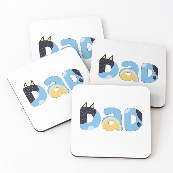 Item preview, Father Blue Dog Pattern Font Typography designed and sold by Dija-Stores.