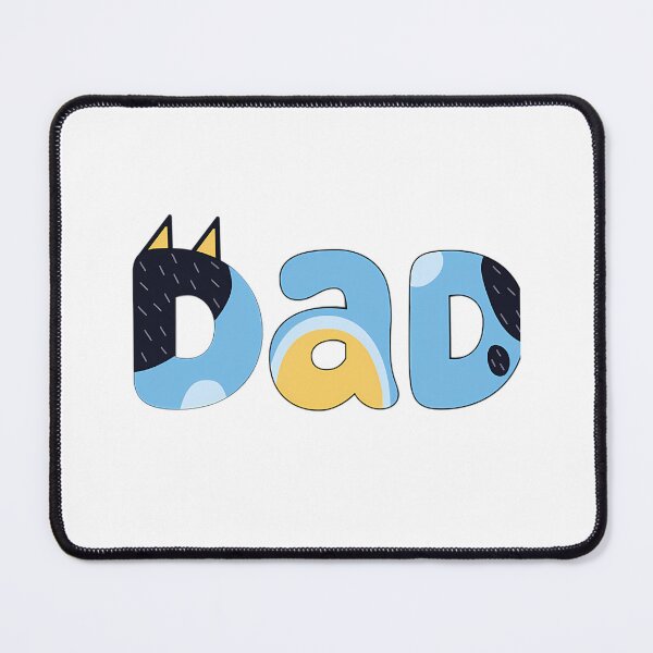 Item preview, Father Blue Dog Pattern Font Typography designed and sold by Dija-Stores.
