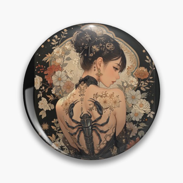 Item preview, Zodiac sign Scorpio designed and sold by Lenycherry_art.