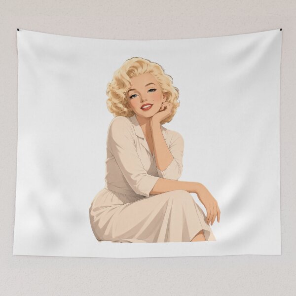 Item preview, Retrato de glamour vintage inspirado en Monroe designed and sold by Nurzhik.