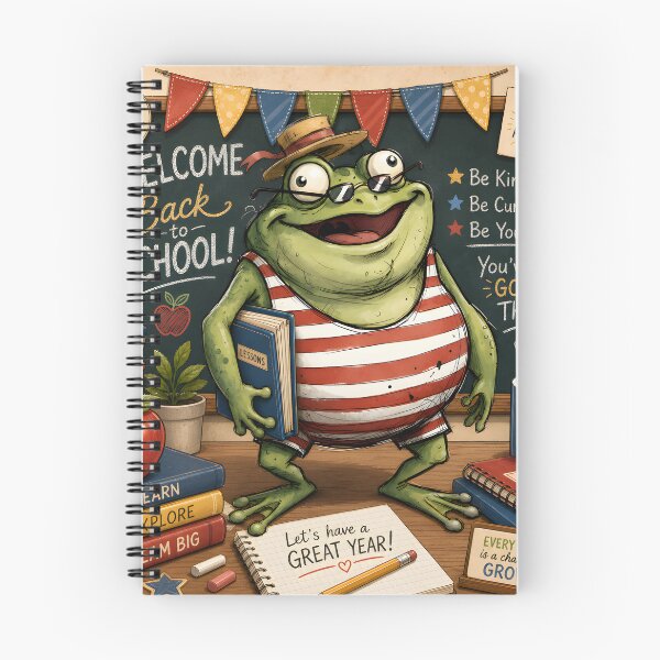 Item preview, Back to School Frog PNG, Teacher Classroom Decor, Cute Frog Teacher Clipart, Welcome Back to School, Sublimation Design, Printable PNG designed and sold by LinaDesign Store.