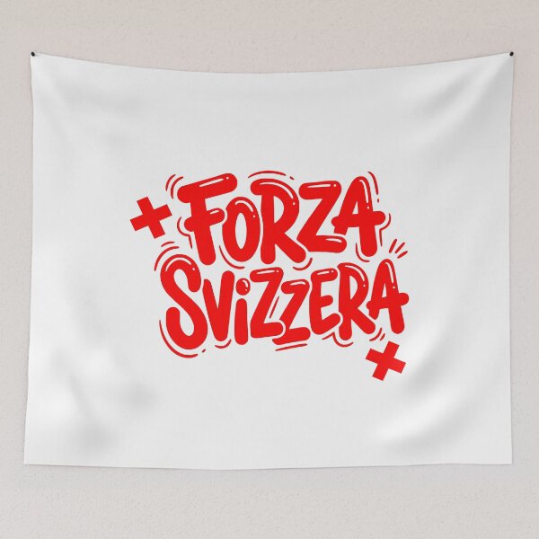 Item preview, Forza Svizzera Go Switzerland Sports Fan designed and sold by AntiqueImages.