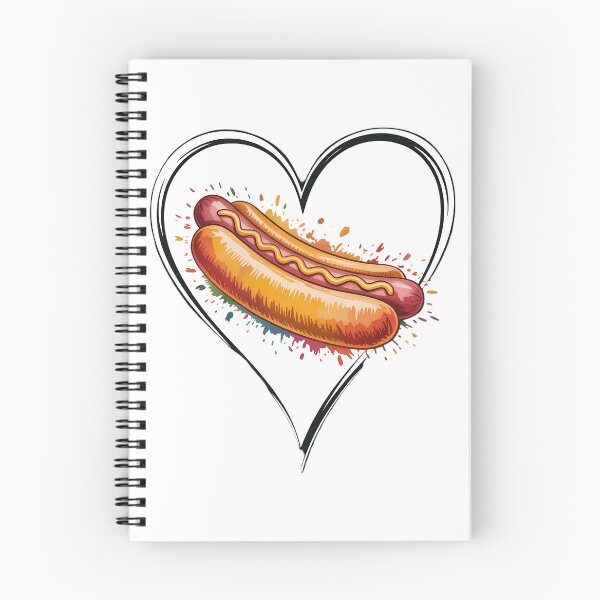Item preview, Hotdog Is My Valentine I Love Hot-Dog I Heart Hotdog Graphic designed and sold by SapfireStuArt.