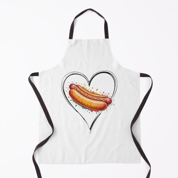 Item preview, Hotdog Is My Valentine I Love Hot-Dog I Heart Hotdog Graphic designed and sold by SapfireStuArt.