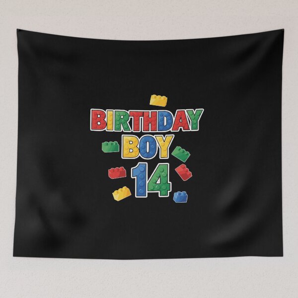 Item preview, Birthday Boy 14 Building Blocks Teenager Celebration designed and sold by PopStars1993.