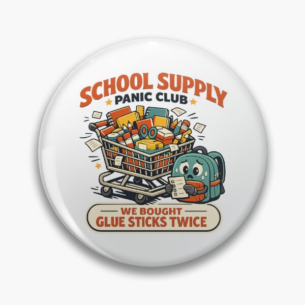 Item preview, School Supply Panic Club – Funny Back To School Parent Design designed and sold by Concrete Coffee Studio.