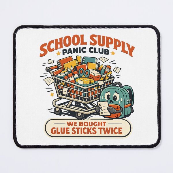 Item preview, School Supply Panic Club – Funny Back To School Parent Design designed and sold by Concrete Coffee Studio.