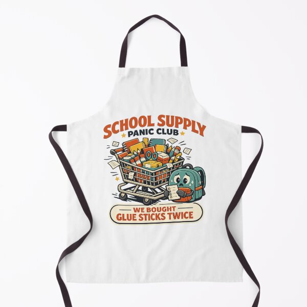 Item preview, School Supply Panic Club – Funny Back To School Parent Design designed and sold by Concrete Coffee Studio.