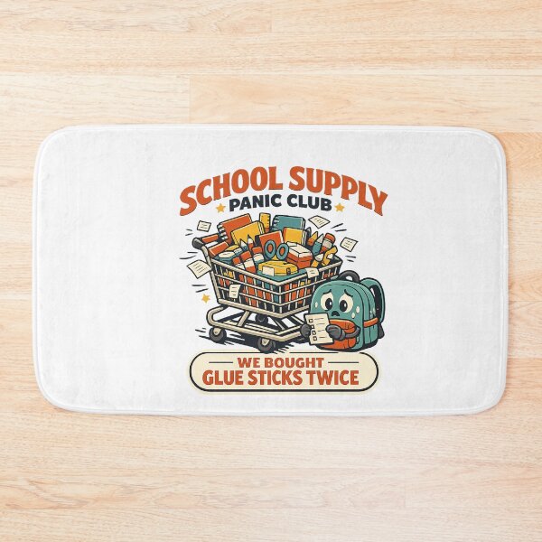 Item preview, School Supply Panic Club – Funny Back To School Parent Design designed and sold by Concrete Coffee Studio.