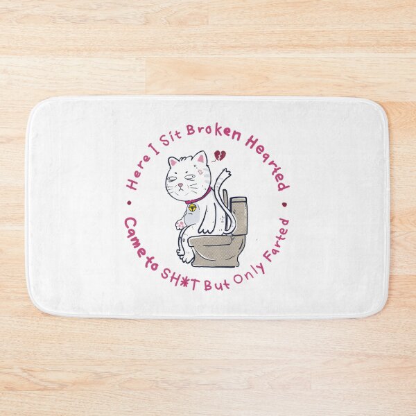 Item preview, Broken Heart Cat Funny Healing Kitten Comic designed and sold by VelourEmber.