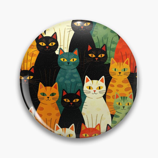 Item preview, A Clowder of Cats designed and sold by JacquiTaylorArt.