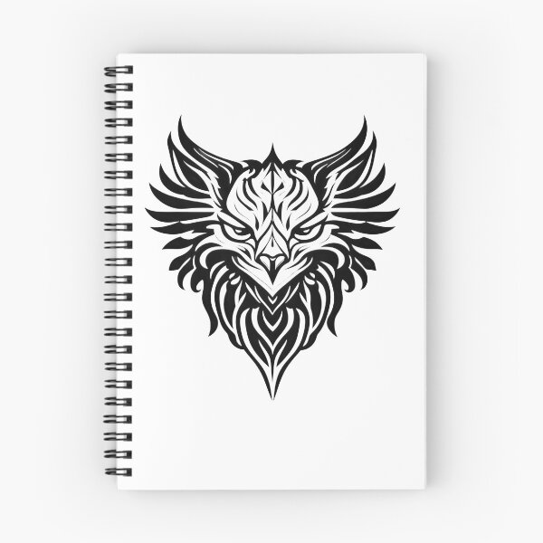 Item preview, Tribal Winged Griffon Crest – Monochrome Fantasy Vector Emblem designed and sold by Artisan Finds Online.