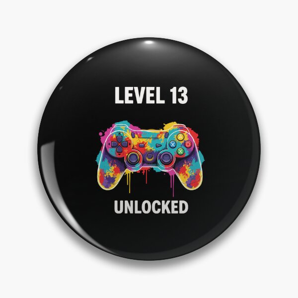 Item preview, Level 13 Unlocked Gaming Thirteenth Birthday Gamer designed and sold by PopStars1993.
