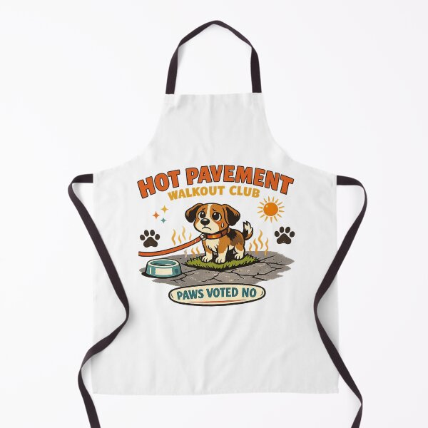 Item preview, Hot Pavement Walkout Club Funny Summer Dog Safety Design designed and sold by Concrete Coffee Studio.
