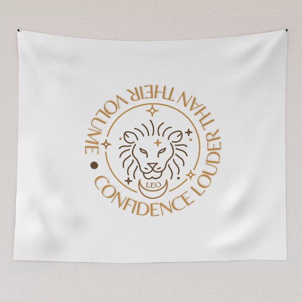 Item preview, Leo - Confidence louder than their volume designed and sold by Moonela.