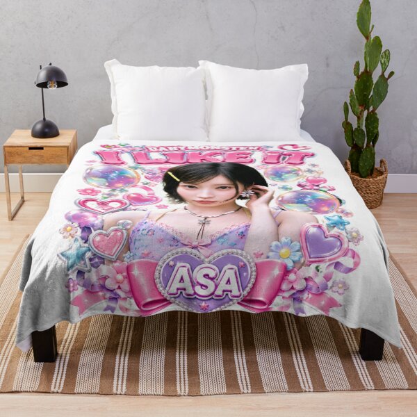 Item preview, Asa BABYMONSTER I Like It Sky Blue Fanmade Art designed and sold by Valereekmerch.