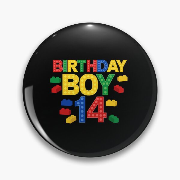 Item preview, Birthday Boy 14 Teenage Celebration Building Blocks designed and sold by PopStars1993.