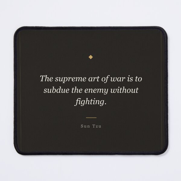Item preview, The Supreme Art of War - Sun Tzu Quote Print designed and sold by ochreink.