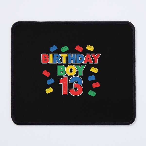Item preview, Birthday Boy 13 Thirteenth Birthday Building Blocks Party Teen Boy designed and sold by PopStars1993.