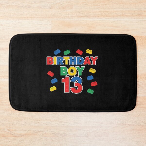 Item preview, Birthday Boy 13 Thirteenth Birthday Building Blocks Party Teen Boy designed and sold by PopStars1993.