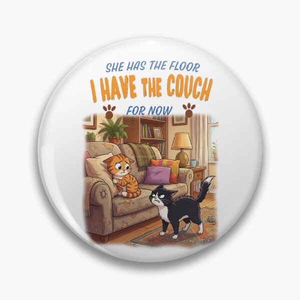 Item preview, She Has the Floor, I Have Couch designed and sold by Aki & Akiros Art.